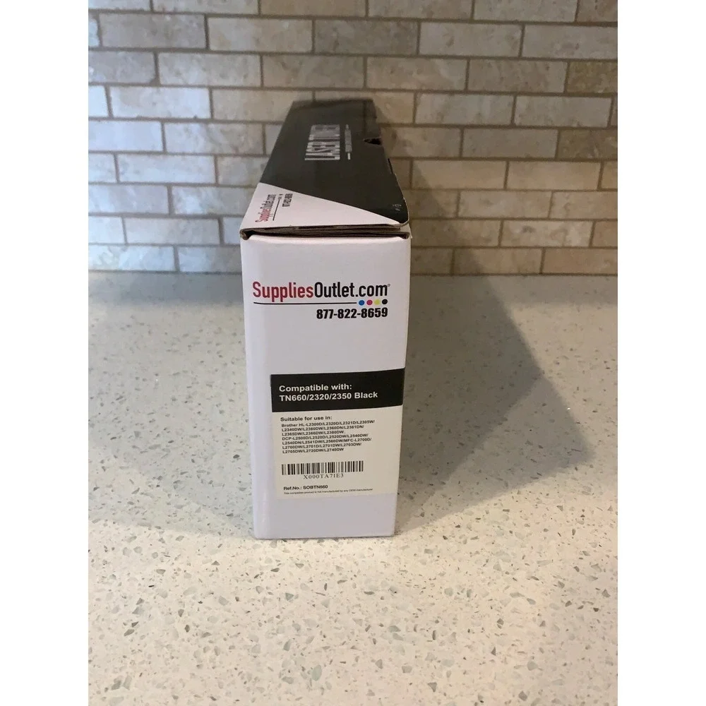 2 Supplies Outlet Laser Toner TN660/2320/2350 Black, 2‎ Pack Bt